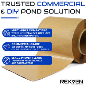 REKVEN liner prep scrub sponge ensures clean, prep-ready surfaces