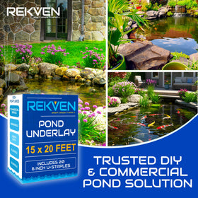 REKVEN non-woven fabric offers versatile use in landscaping and weed barriers.