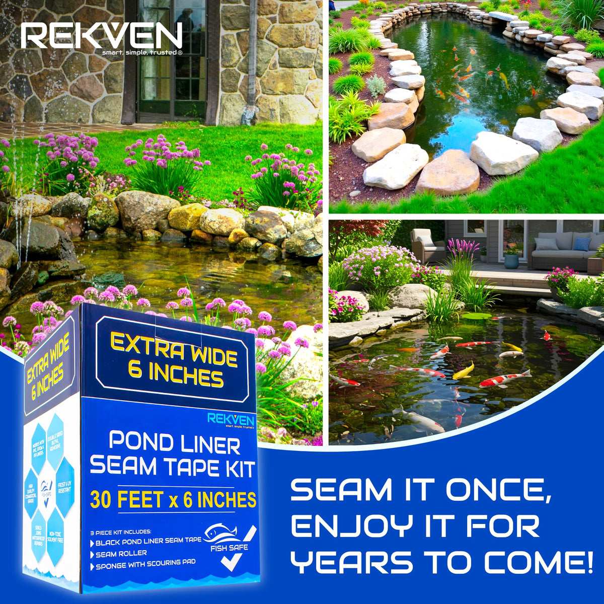 REKVEN outdoor seal in use shows weatherproof bonding