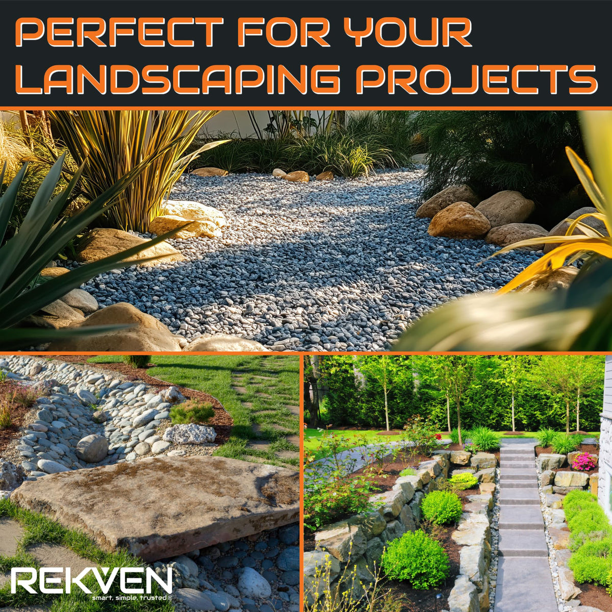 Driveways and bases needing weed suppression and soil stabilization