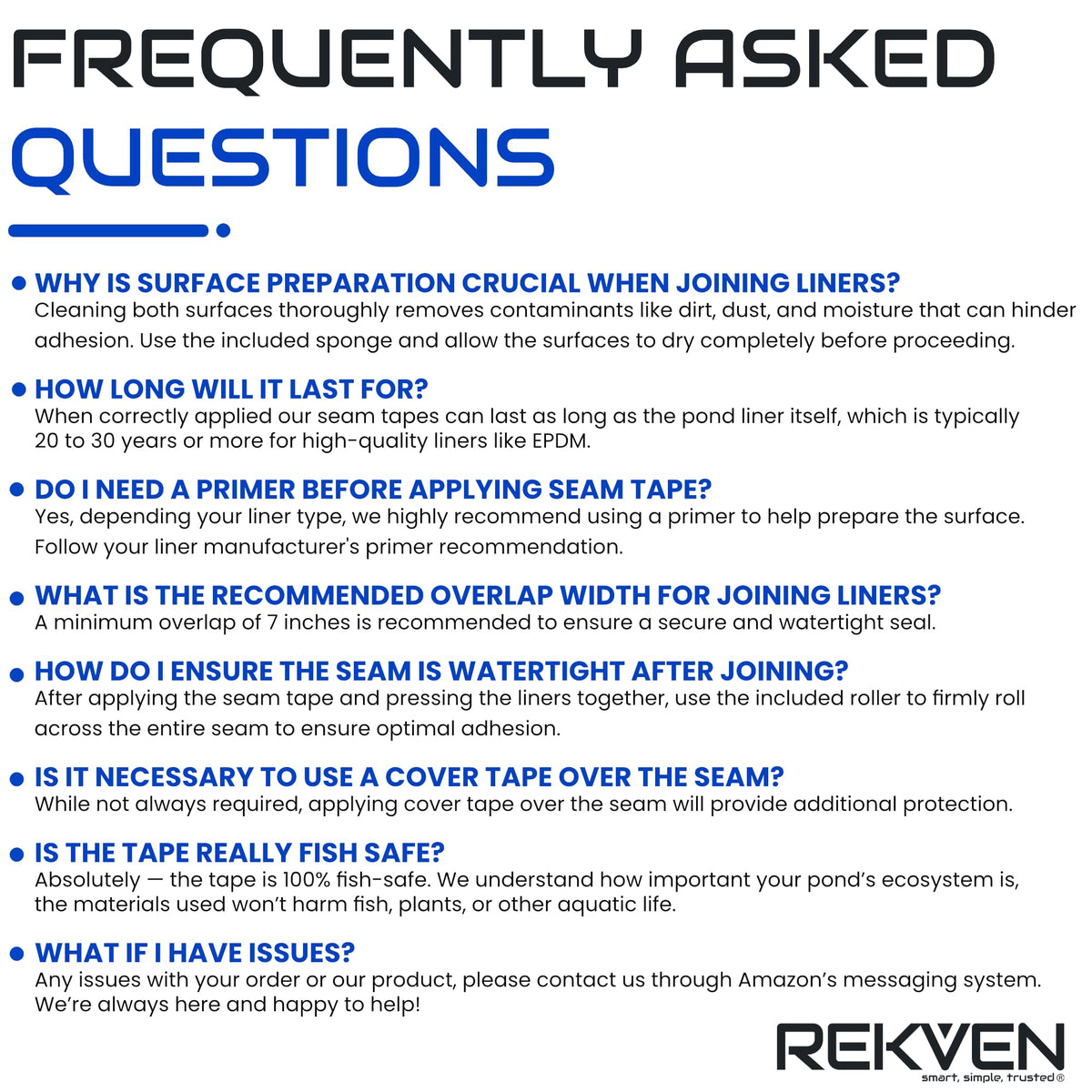 REKVEN tape kit instructions help DIY repairs quickly
