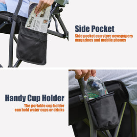 RELAX FIELD foldable chair for car trips and storage.