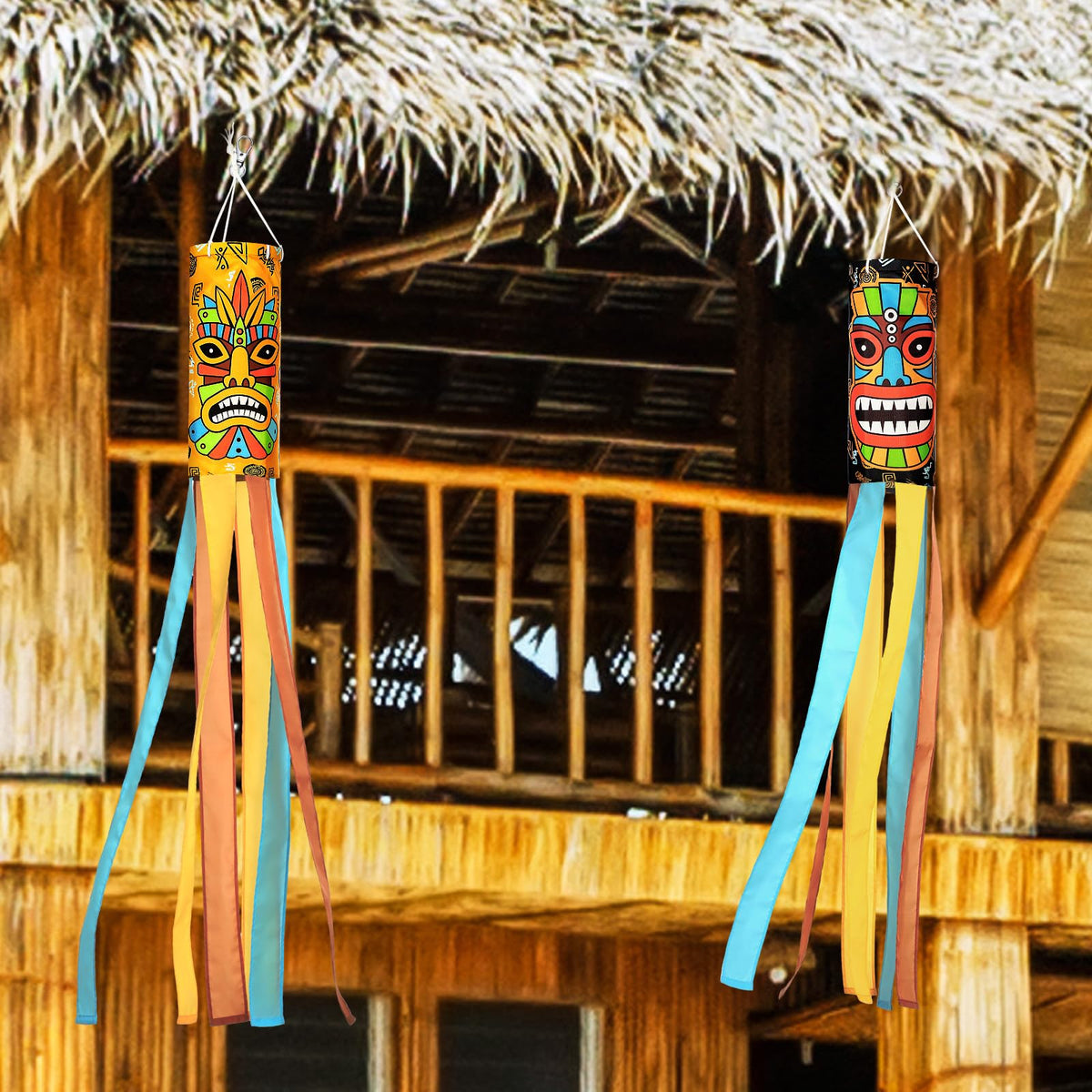 Relaxweex summer windsock enhancing outdoor party vibes