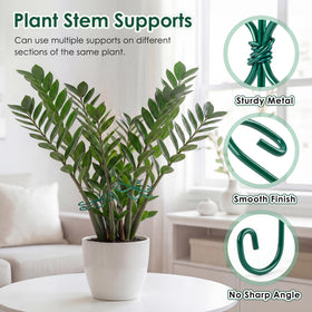 RELBRO plant support in use around monstera stems guiding growth