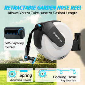 Relhost 180° swivel bracket provides flexible mounting and reach.