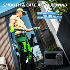 Relhost durable three-layer hose resists leaks and wear.