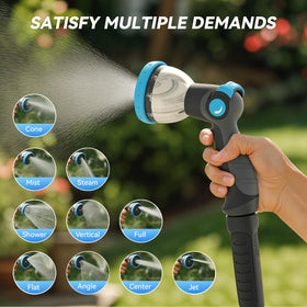 Relhost universal-fit hose nozzle connects securely to standard hoses.