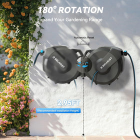 Relhost tangle-free guide prevents twists for smooth winding.