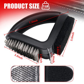 RELHP ergonomic-arc-handle provides comfortable grip during extended cleaning.