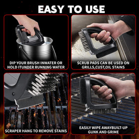 RELHP wide-grill-compatibility suits Weber, Coleman, Napoleon, and more grills.
