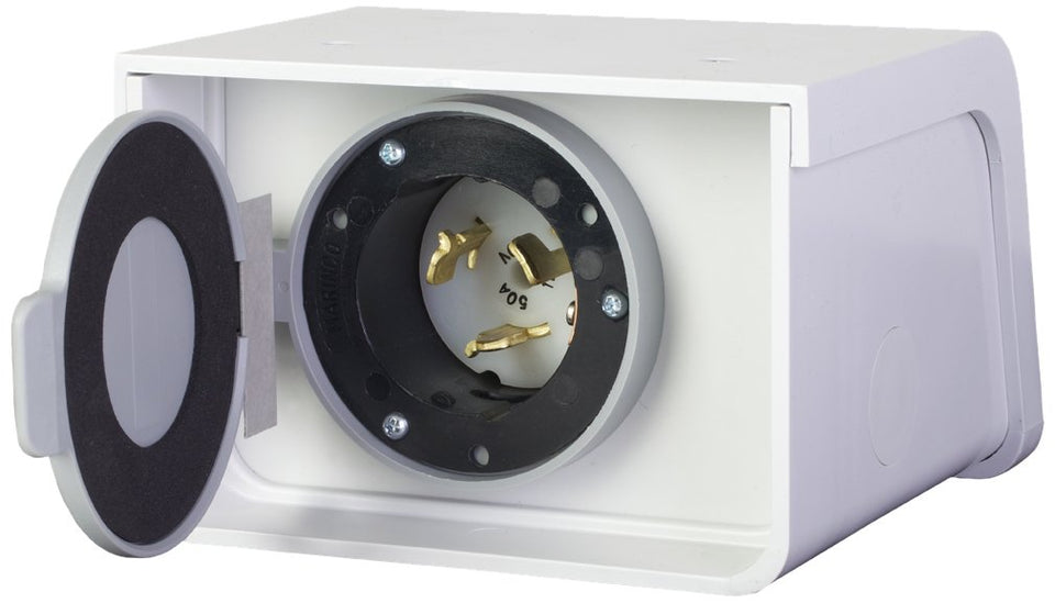 Reliance Controls PBN50 outdoor power inlet box enables safe generator hookup to your transfer switch