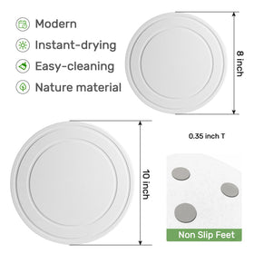 Relime 2-pack plant saucers ideal gift for indoor plant lovers