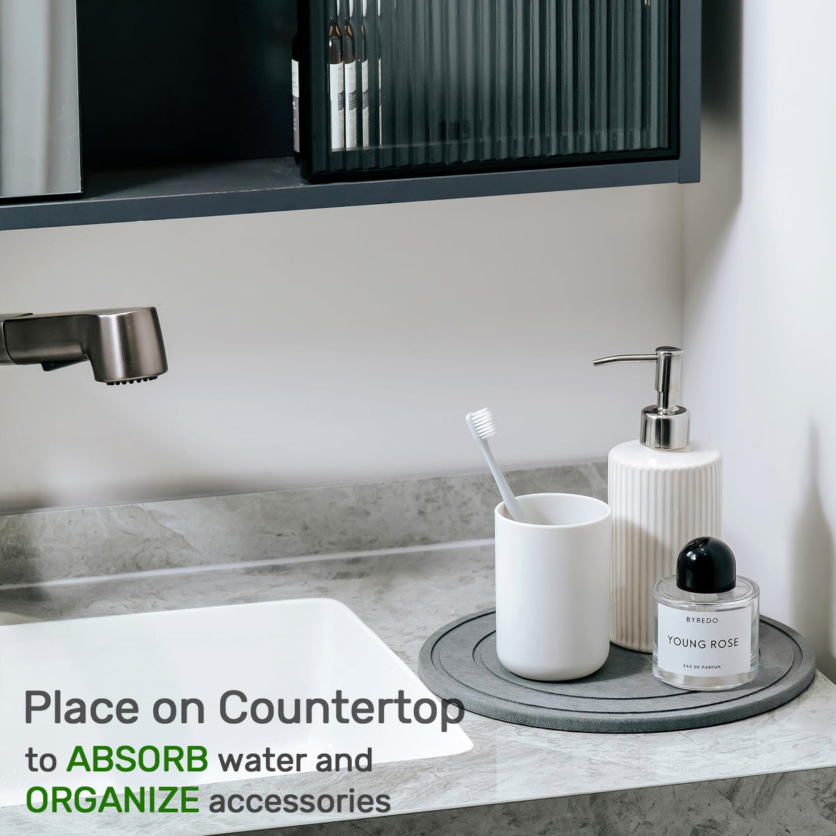 Relime non-slip-feet-plant-tray keeps pots stable and surfaces free from drips.