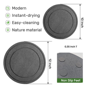 Relime two-pack of plant saucers made from eco-friendly materials