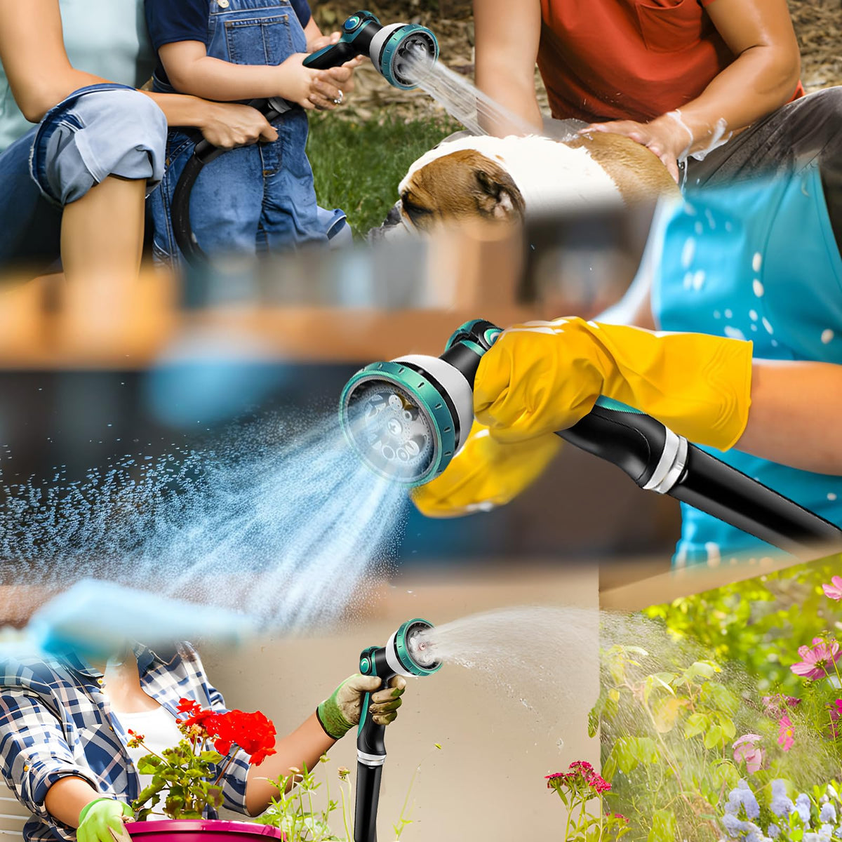 Relxitl easy-maneuver hose supports tasks across garden driveway and patio