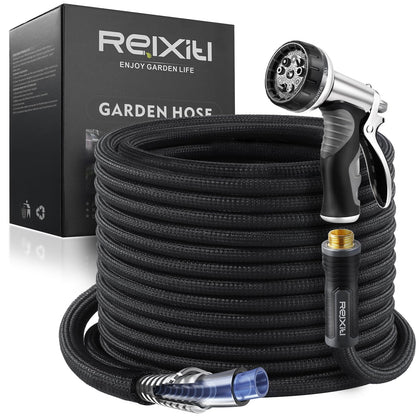 Relxitl garden hose 25ft shown ready for versatile yard watering.