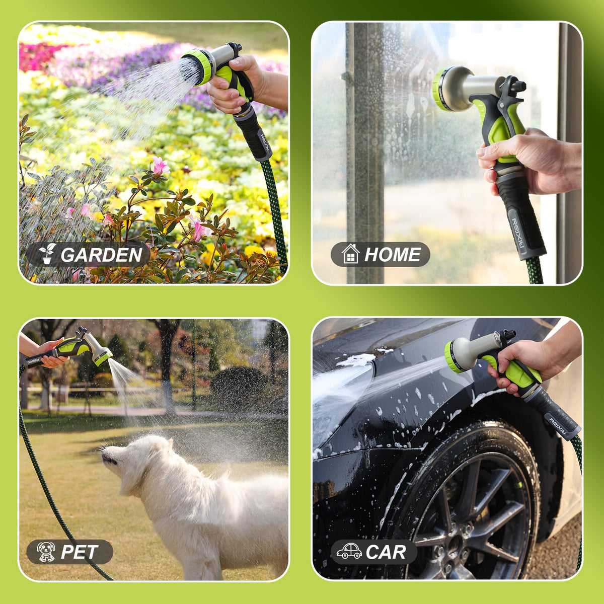 Relxitl Garden Hose in use supports efficient outdoor chores.