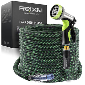Relxitl Garden Hose 50ft demonstrates kink-free durability for consistent watering.