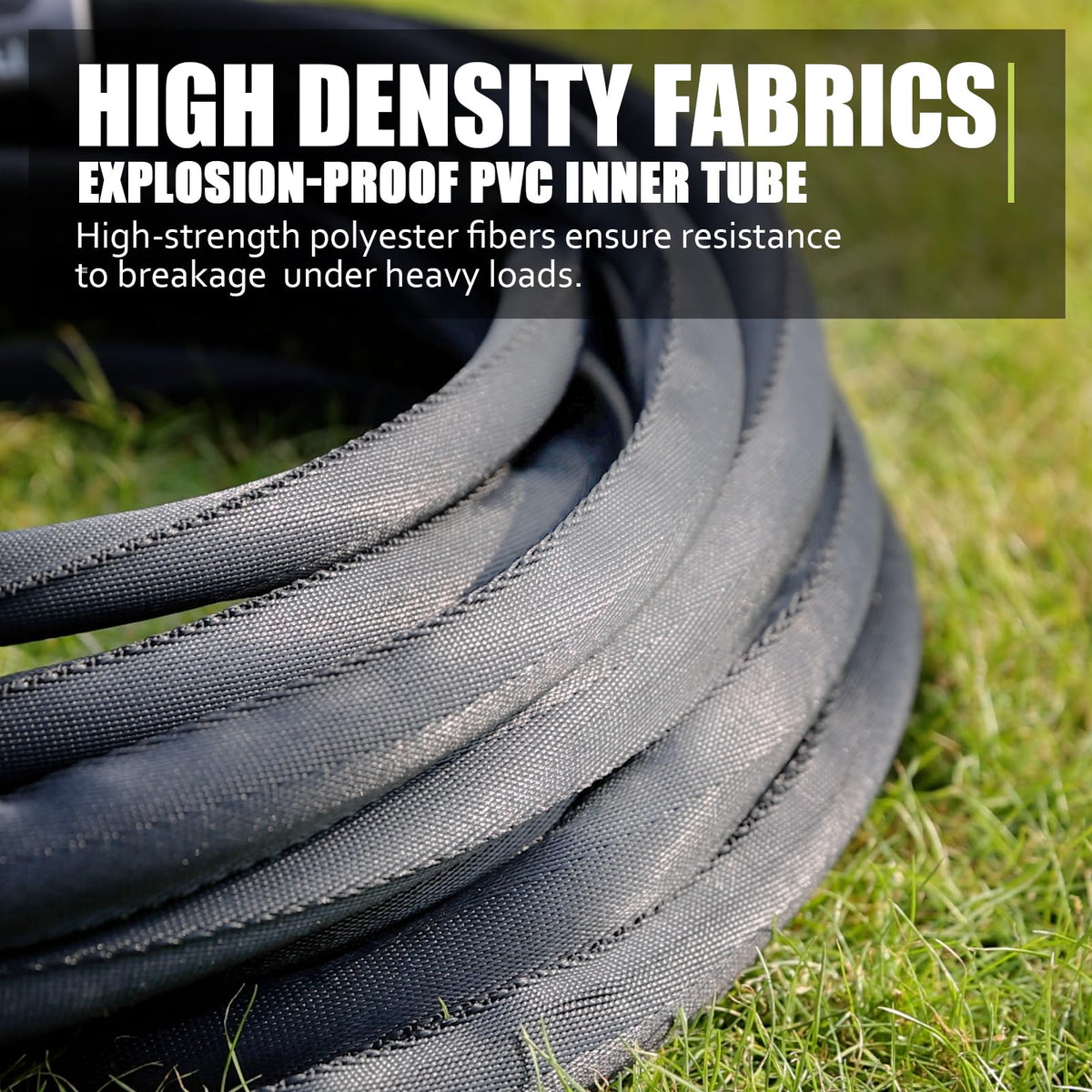 Relxitl lightweight hose design makes carrying and maneuvering easy around the yard