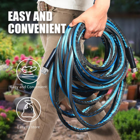 Relxitl ten-function spray nozzle offers versatile irrigation options.