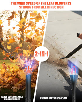 Relxxon heavy-duty blower ideal for year-round property maintenance tasks.