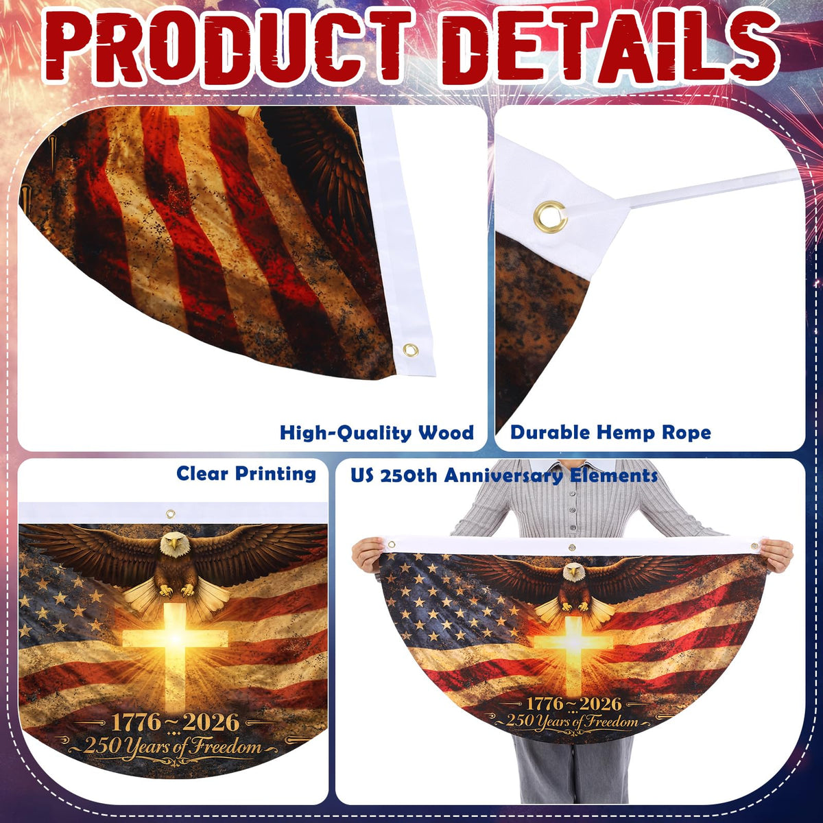 Remagr durable flag suitable for outdoors and indoors with easy hanging