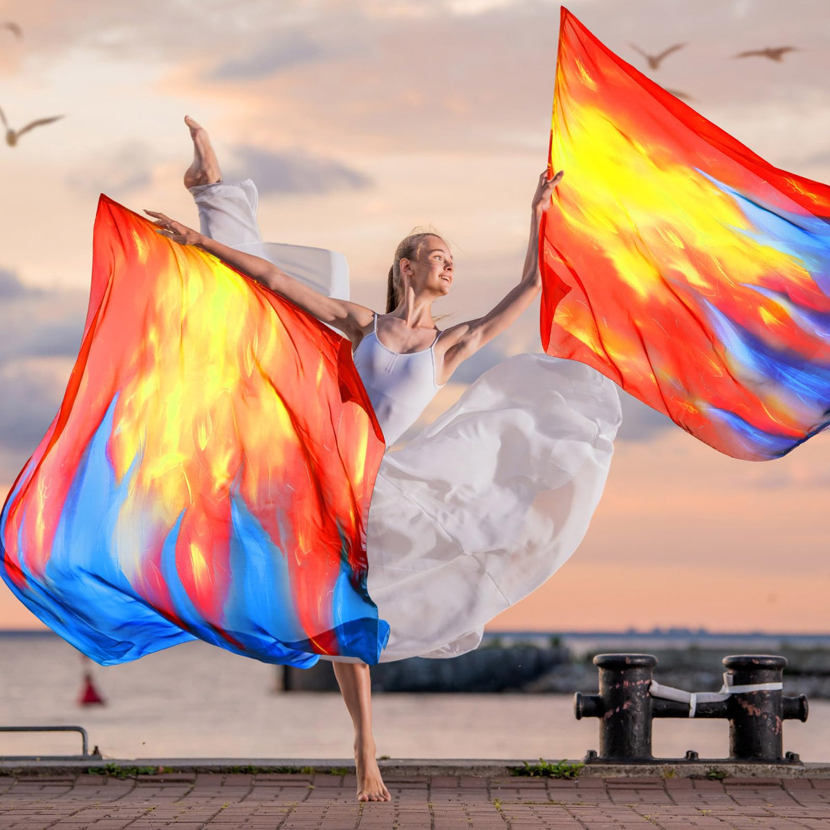 Remagr performance worship flag in action boosts stage presence.