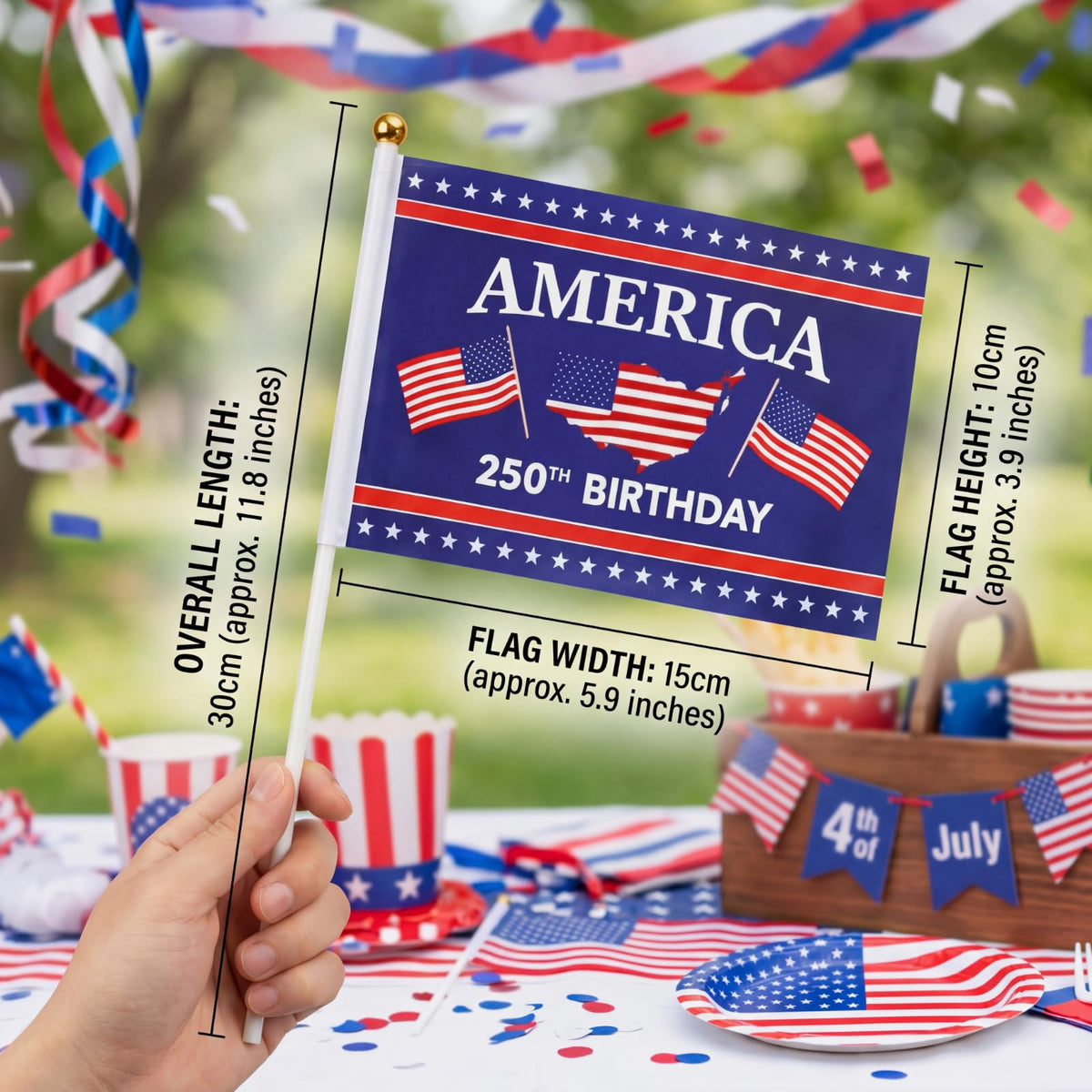 Remagr polyester mini flag designed for durable indoor and outdoor displays.