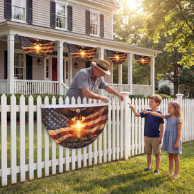 Remagr wall banner with commemorative eagle elevates patriotic display