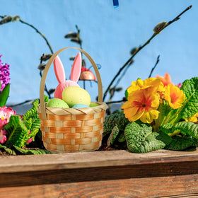 Remerry bright mini baskets brighten shelves and desk organization.