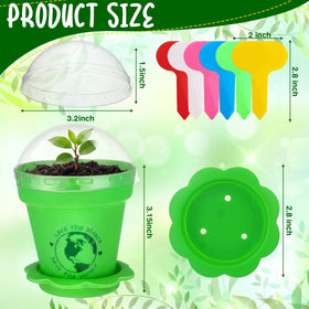 Remerry colorful plant labels set for easy plant organization.