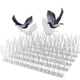 REMIAWY Bird Spikes on a ledge deter pigeons from perching