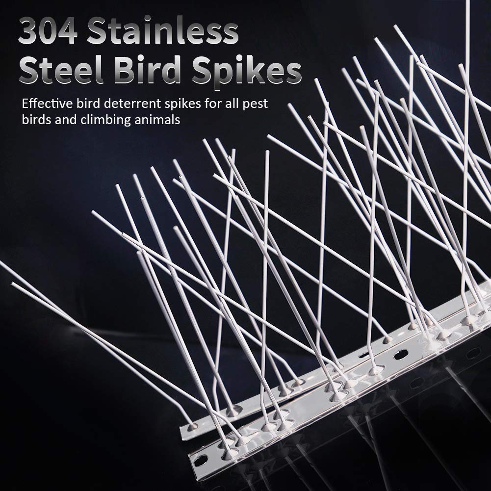 Close-up of REMIAWY stainless steel spike strip showing durability