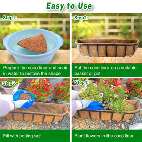 REMIAWY easy-to-use liner for quick setup on balconies and fences