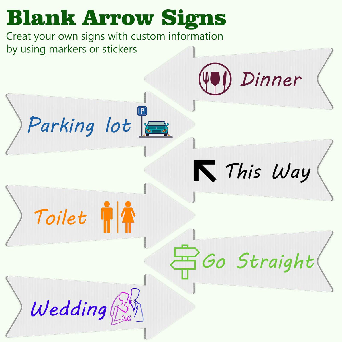 REMIAWY outdoor arrow sign demonstrates durable, weatherproof performance.