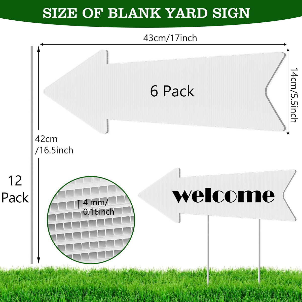 REMIAWY six-sign pack covers multiple events and back-up signs.