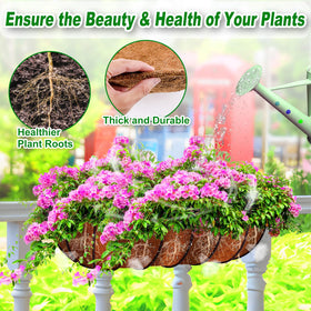 REMIAWY thick and sturdy coco liner resists weather while keeping soil in place
