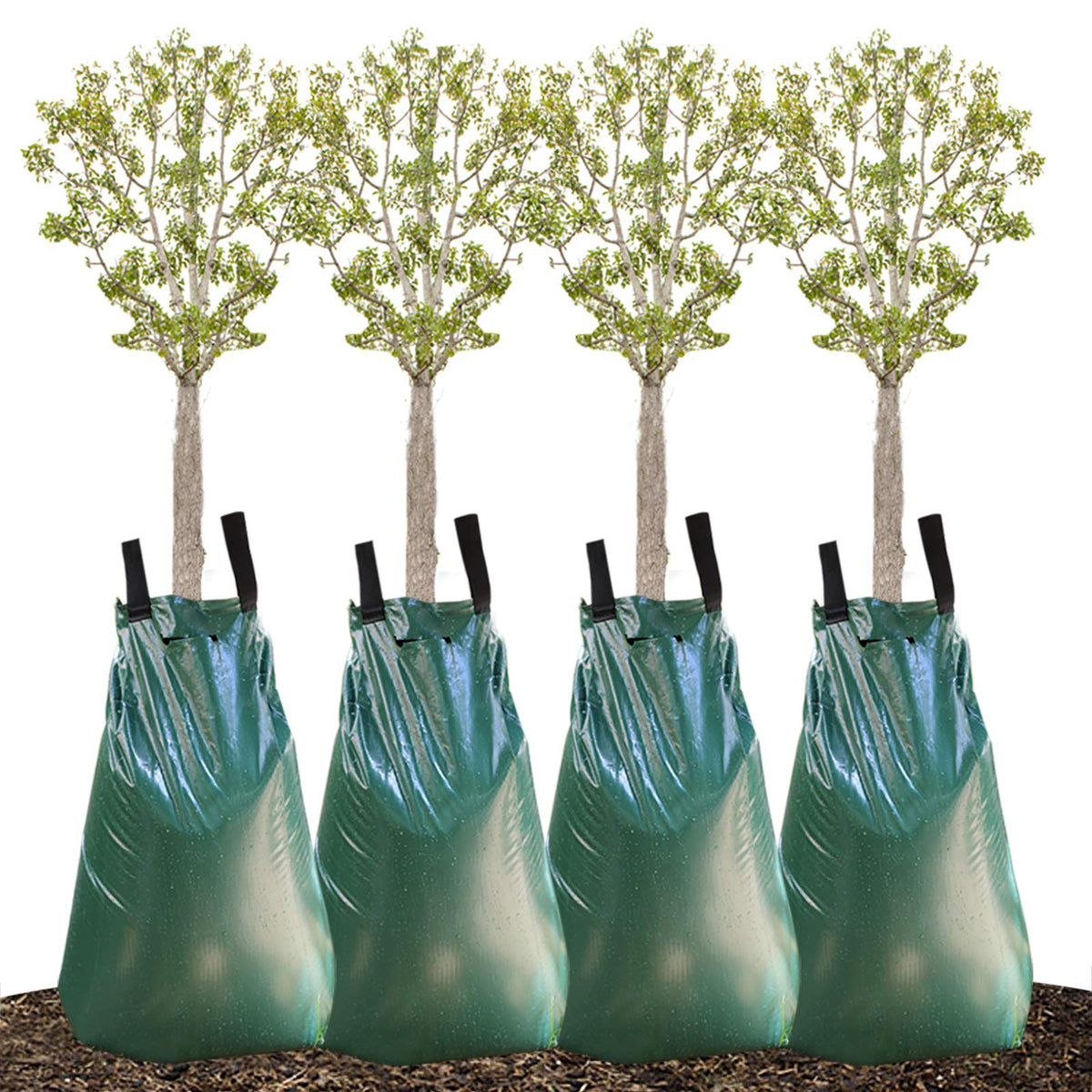 REMIAWY Tree Watering Bag around-tree delivers steady moisture to the root zone, reducing overwatering.