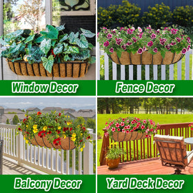REMIAWY 2-pack 36-inch liners fit many planters, expanding decorative options