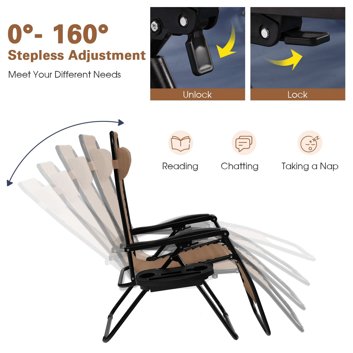 Renatone chair folded compactly for easy storage