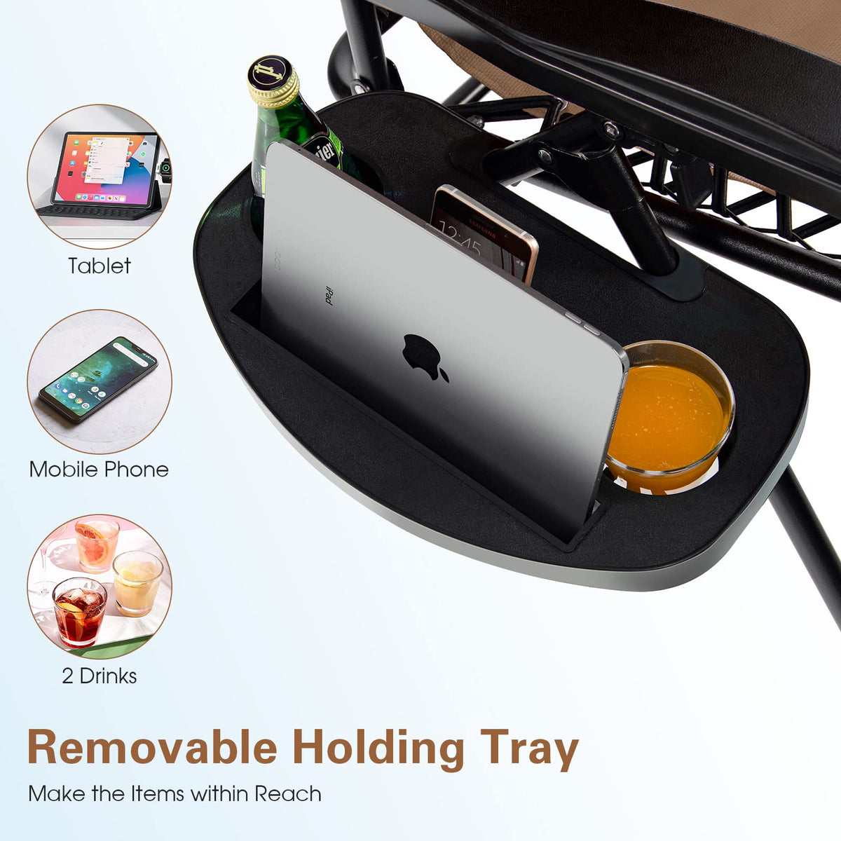 Renatone chair headrest detachable for simple cleaning