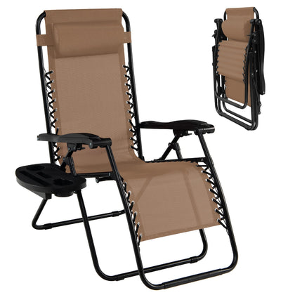 Renatone folding zero gravity chair open for outdoor lounging