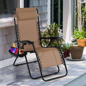 Renatone chair outdoors-ready for backyard or beach use