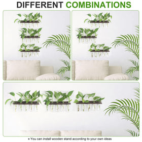 Renmxj greenery display setup ideal for home or office environments