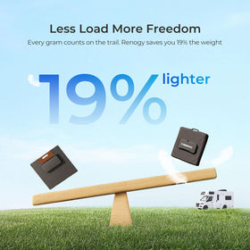 Renogy 100W parallel-wiring maintains power when shading occurs during trips.