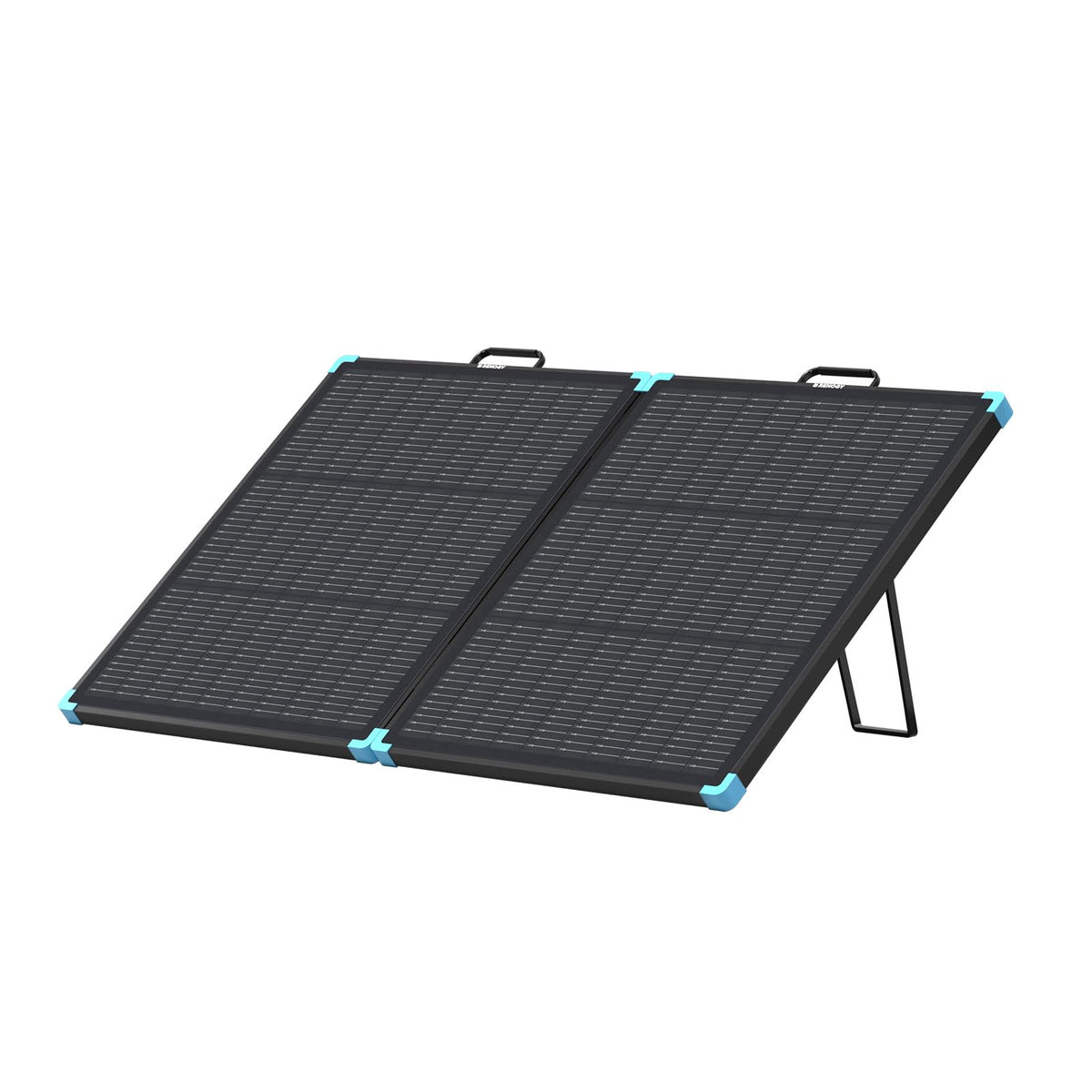 Renogy 100W portable solar panel open captures sunlight for reliable off-grid power.