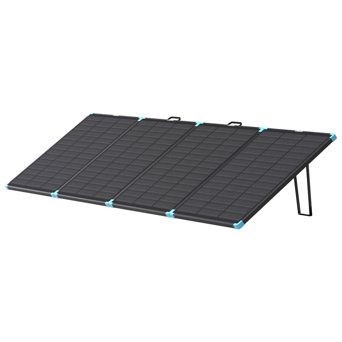 Renogy 300W solar panel suitcase folded design offers portable off-grid power for camping and RV trips.