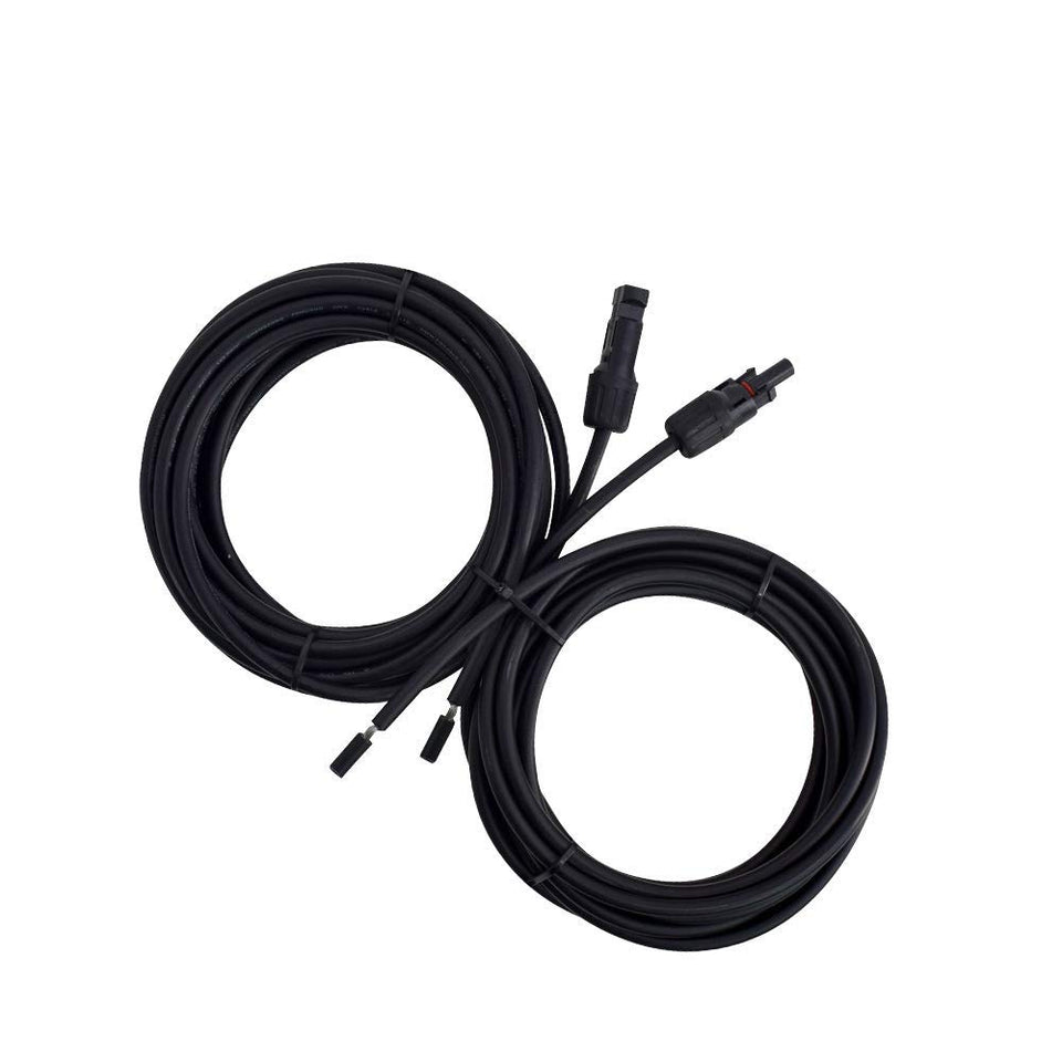 Renogy adaptor kit 20ft 10AWG connector close-up with sturdy ends
