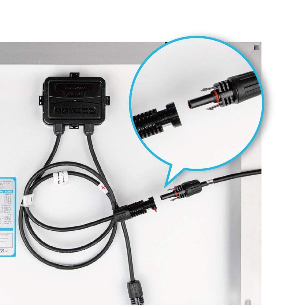 Renogy adaptor kit packaged for easy storage and setup