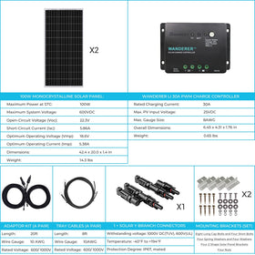 Renogy branch connectors for flexible panel wiring options